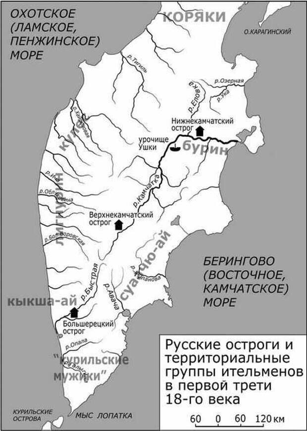 Охотский район карта