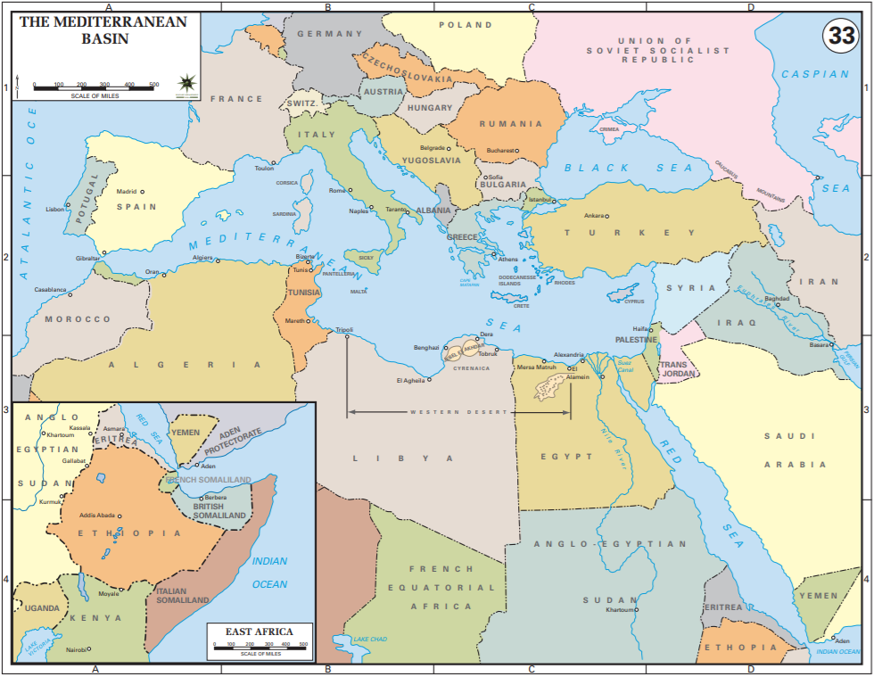 Источник карт - https://www.westpoint.edu/academics/academic-departments/history/world-war-two-europe 