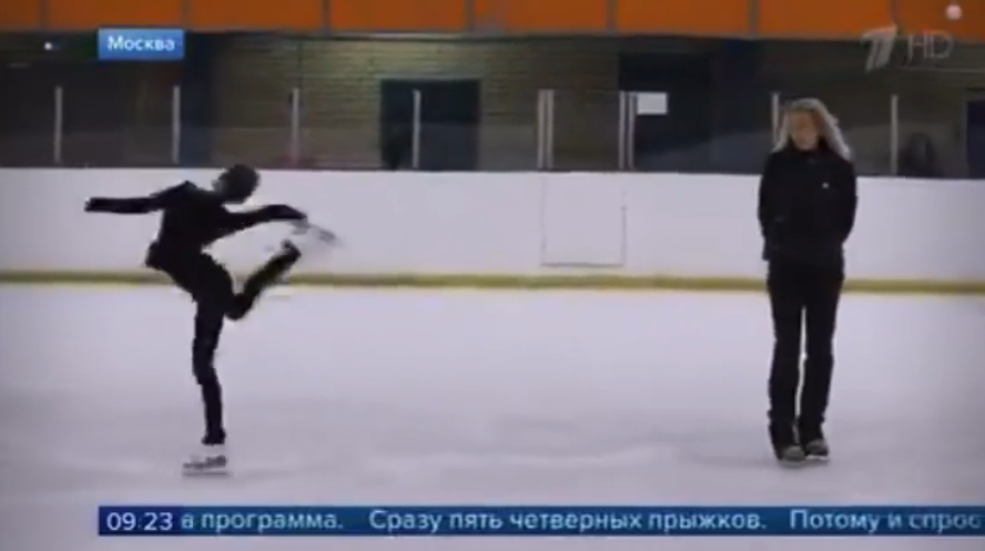 Скриншот сюжета из новостей Первого канала