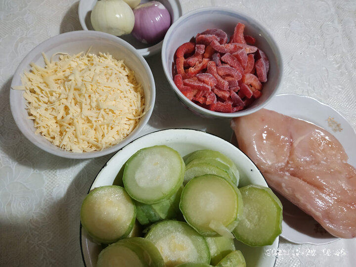 Куриные шашлычки с кабачками - пошаговый рецепт с фото