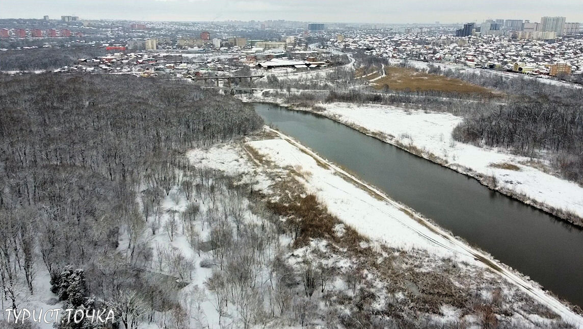 Ростовский ботанический сад и река Темерник