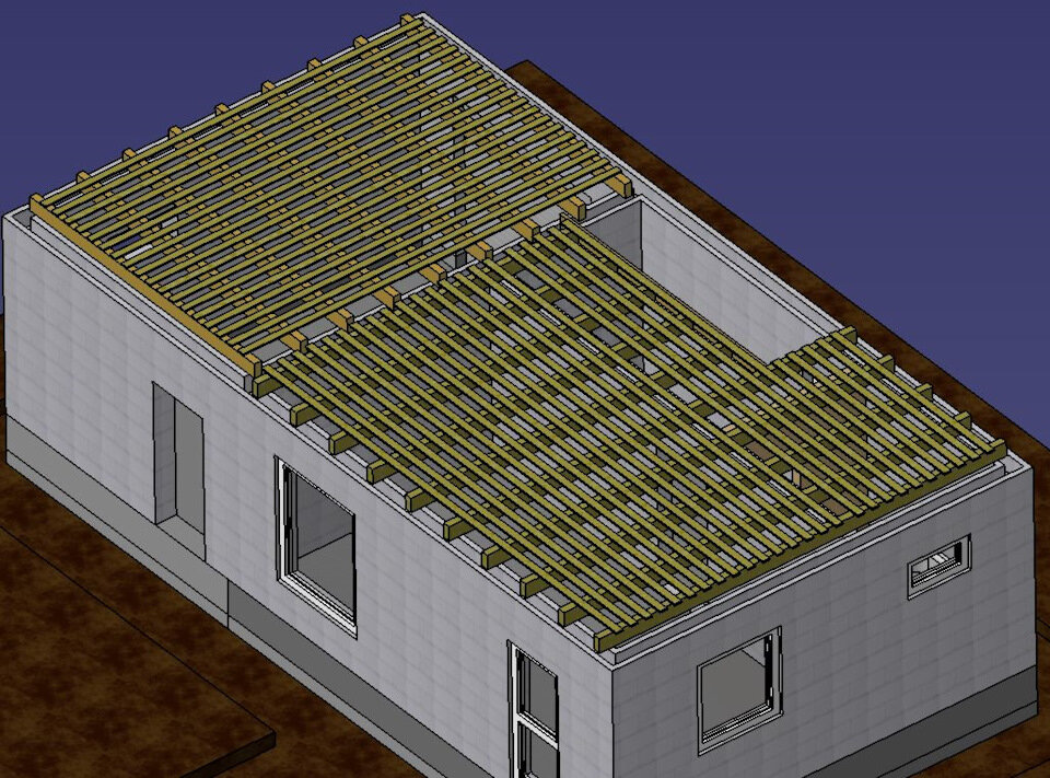 Визуализация перекрытия в проекте