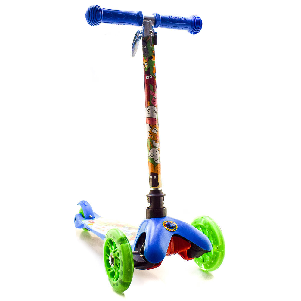 Самокаты трехколесные с любимыми героями