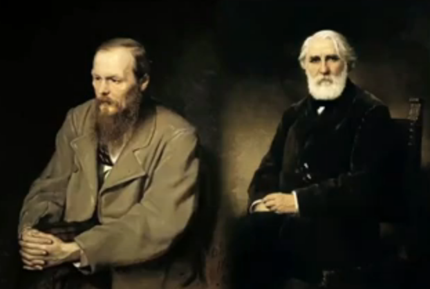 (яндекскартинки. Достоевский и Тургенев)