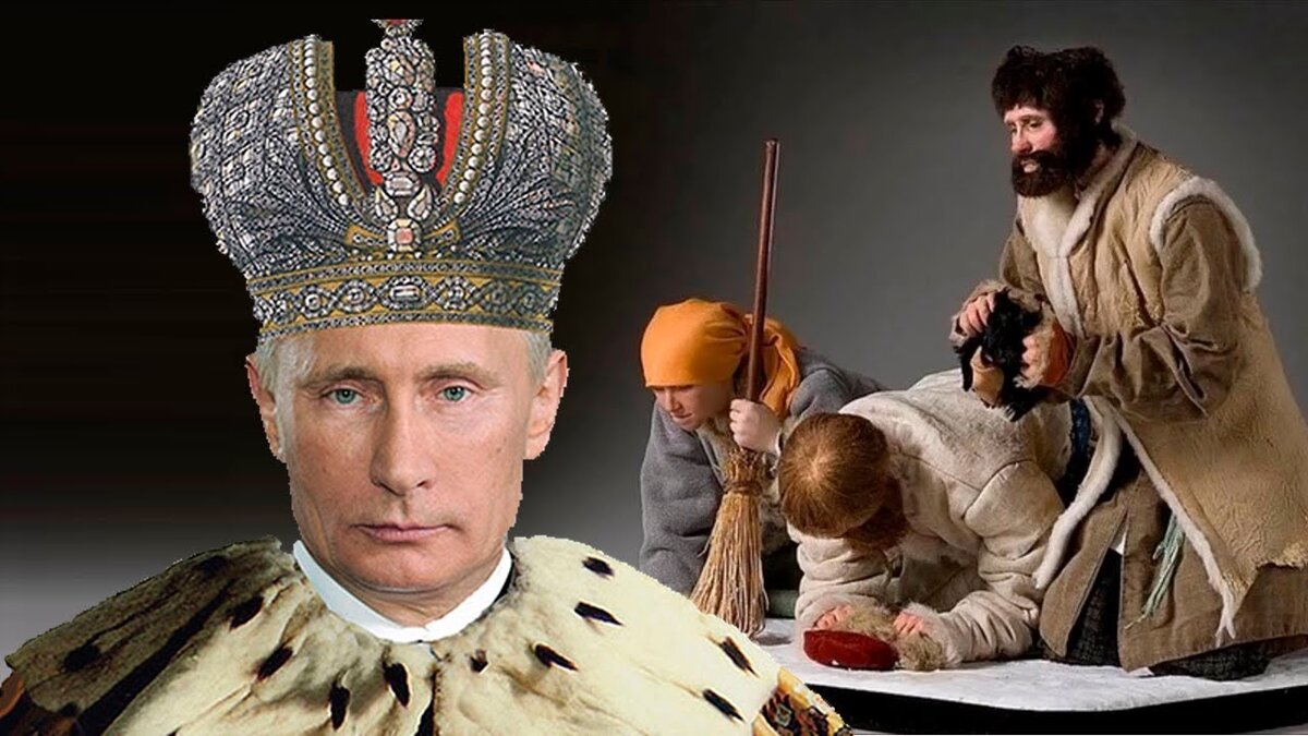 Путин на троне в чехии