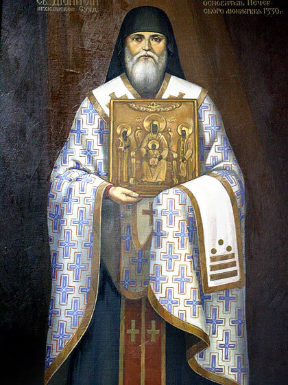 В 1379 году, оберегая честь первосвятительской кафедры, святитель Дионисий, один из всех епископов, собранных в Москве по повелению князя, выступил против избрания в митрополиты княжеского ставленника – печально известного архимандрита Митяя. В том же 1379 году святитель Дионисий уехал в Константинополь с протестом по поводу намерения избрать Митяя и по делу еретиков-стригольников.