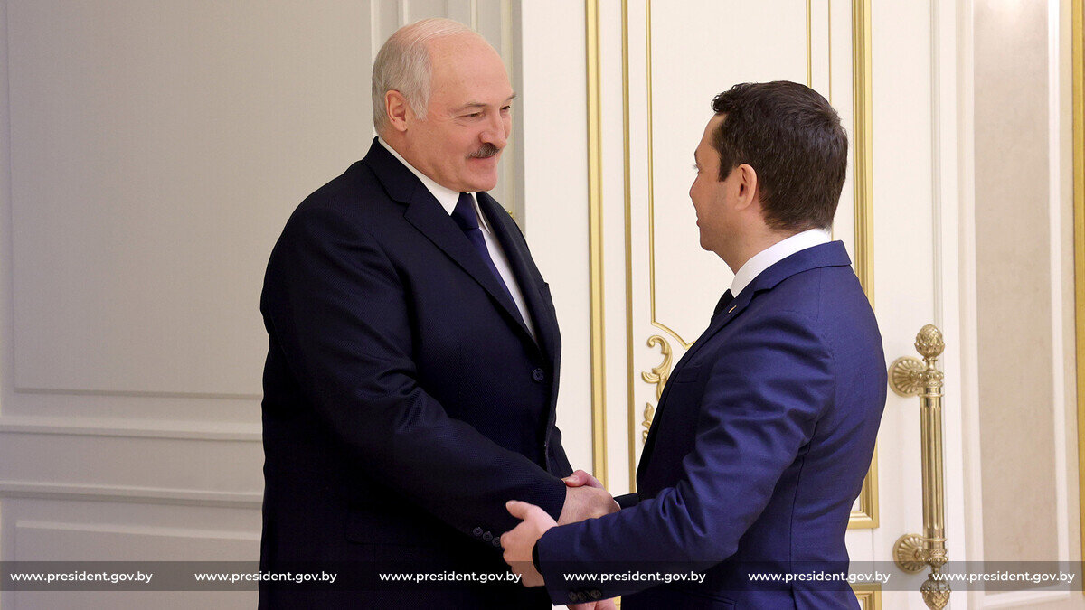 Встреча президента Белоруссии Александра Лукашенко с губернатором Мурманской области России Андреем Чибисом