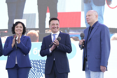    Губернатор в новом образовательном кластере на базе техлицея им. В.И. Долгих © Пресс-служба Губернатора и Правительства Московской области