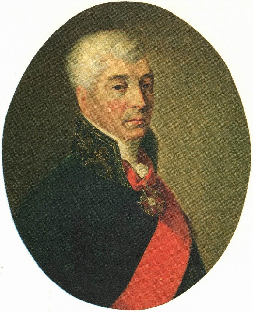 Портрет Ивана Ивановича Дмитриева 1810-е. (неизвестный художник, Государственный музей А. С. Пушкина, Москва)