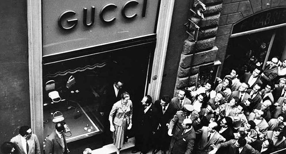 Открытие магазина Gucci  в Риме