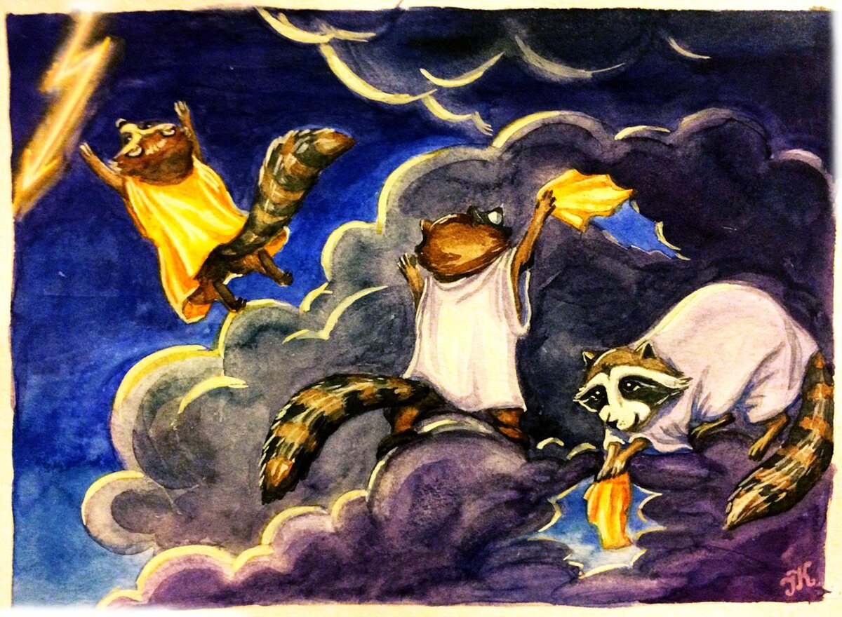 Рисунок Ирины Феи из книги "Долина сновидений правителя ночи, Сна"