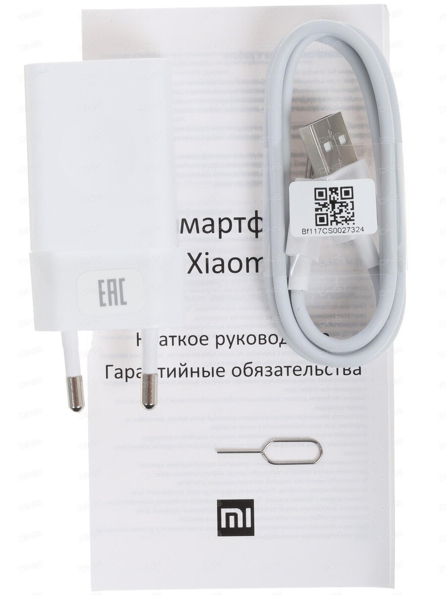 Зарядник и краткое руководство вместе с иголкой 