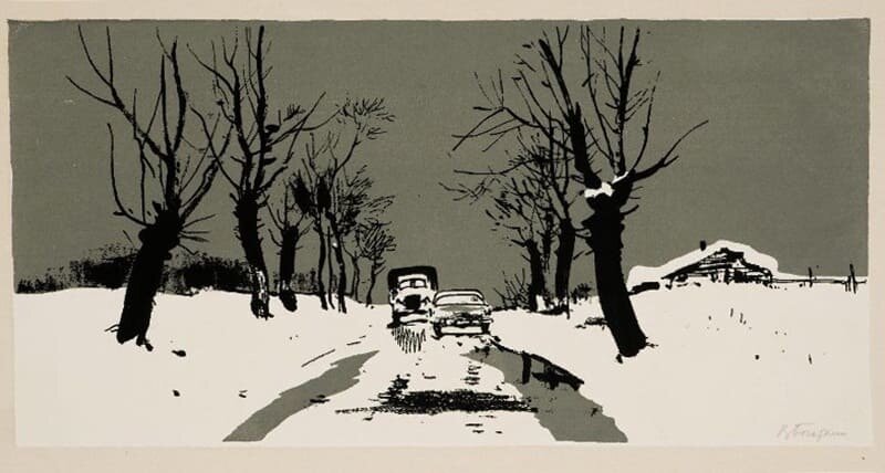 Богаткин Владимир Валерьянович (1922–1971) Дорога. 1960