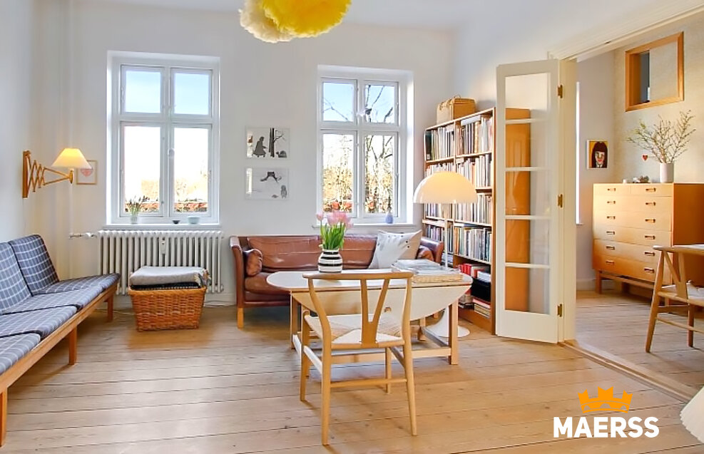 Белые стены в интерьере