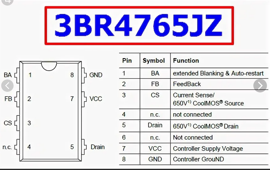 3br4765jz схема включения