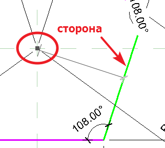 Как разделить правильный пятиугольник на 3 равные части?