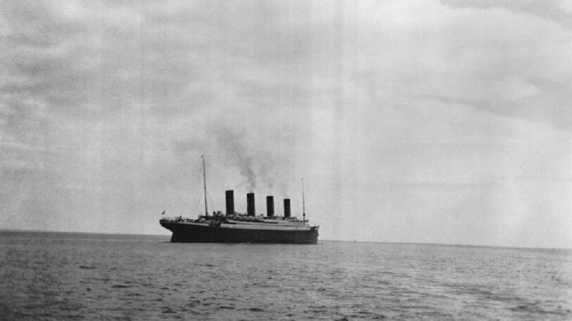 Последняя фотография Титаника сделана 12 апреля 1912 года. Через два дня он сталкивается с ледником