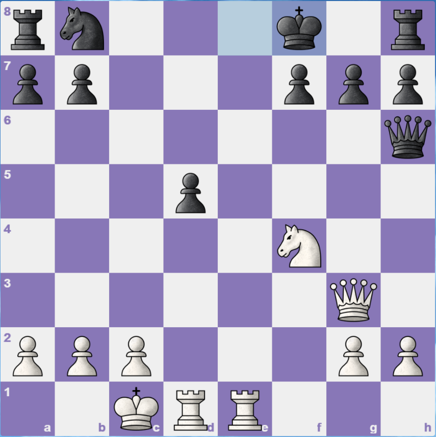 ход белых, М3