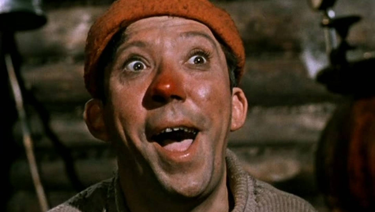 Юрий Никулин в образе "балбеса"