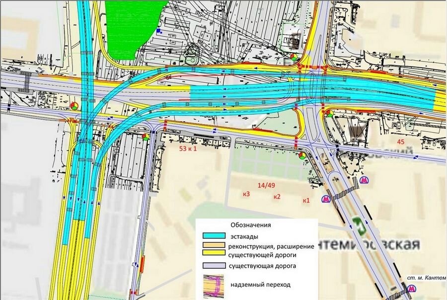 Южная хорда в москве схема на карте москвы