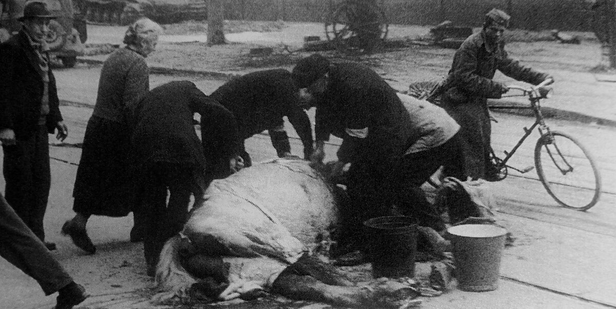 В 45-м берлинцы делали то же, что красноармейцы в 41-м