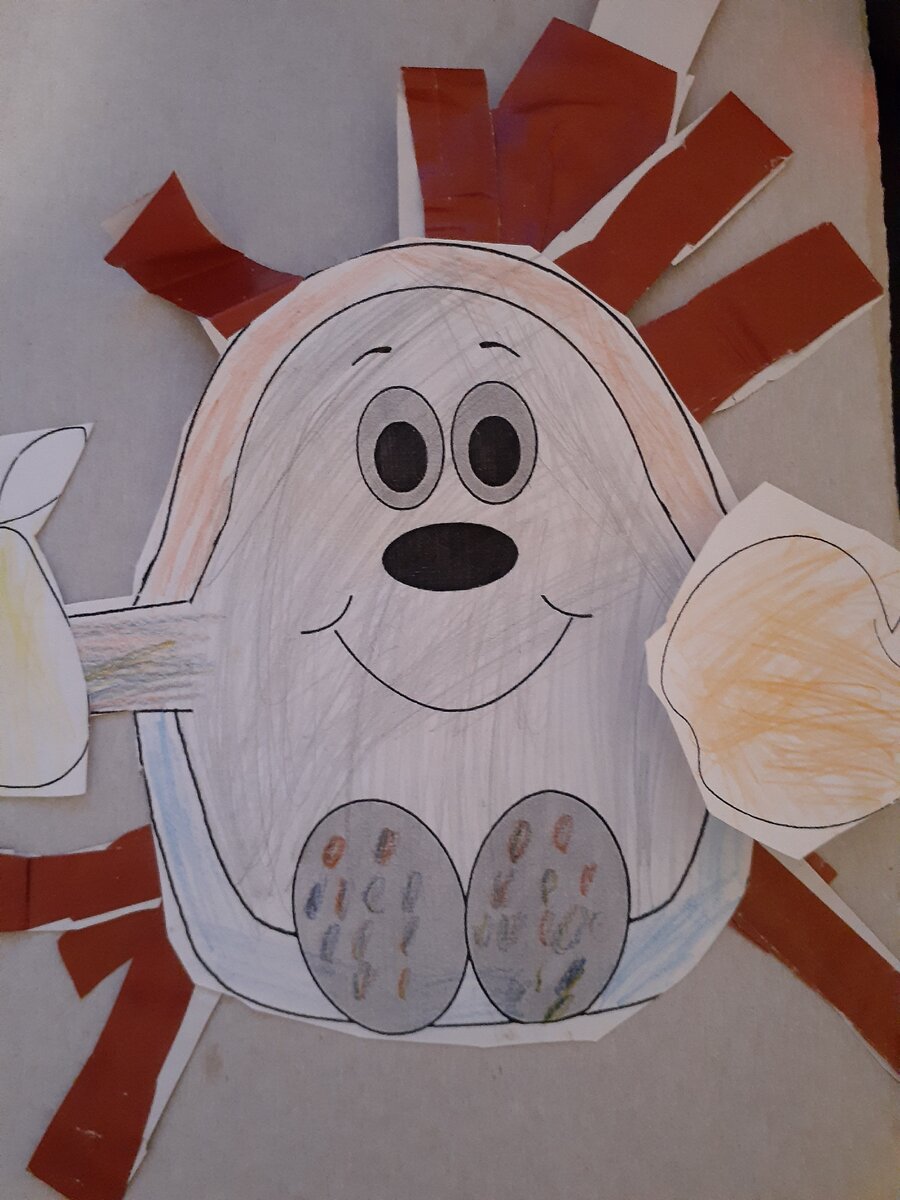 Видно, что делал ребенок. Пусть даже из заготовок