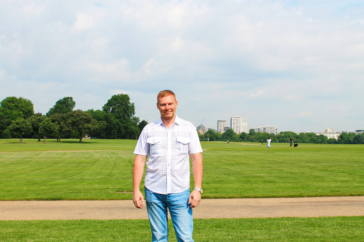 А это я в Гайд-парке