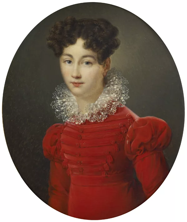 Кинсон Франсуа Жозеф. Portrait Jeune Fille. около 1820 года.