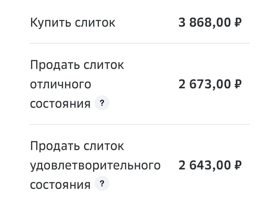 Стоимость покупки и продажи слитка, массой в 50 грамм. На фото, вы можете видеть, почему это не выгодно.