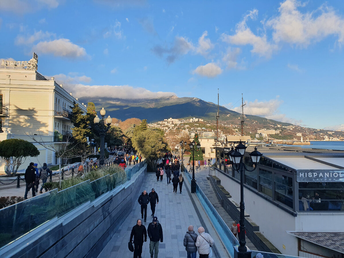 Ялта. Начало Приморского пляжа