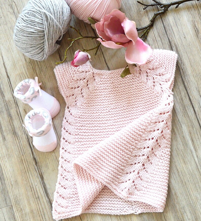 Вязаное платье