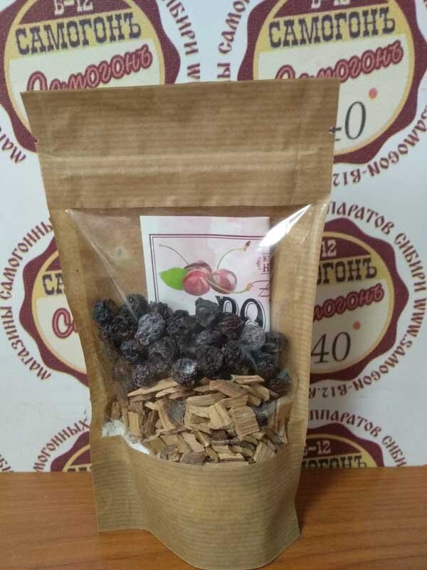 Содержимое набора для приготовления 3-х литров настойки "Вишнёвый ром" 