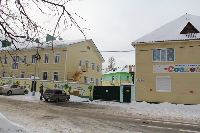 Два новых корпуса на территории бывшего городского садика по ул. Усова, 35