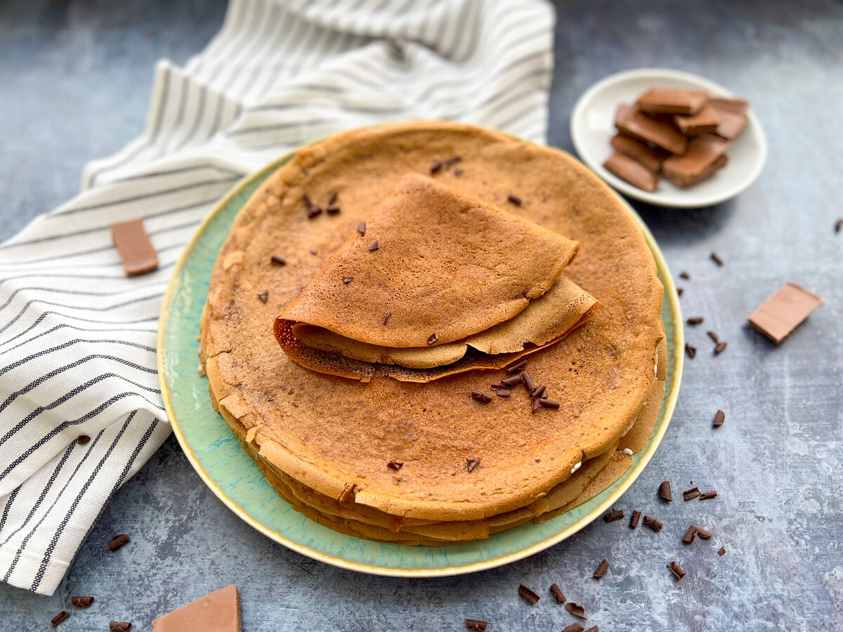 Шоколадные блины