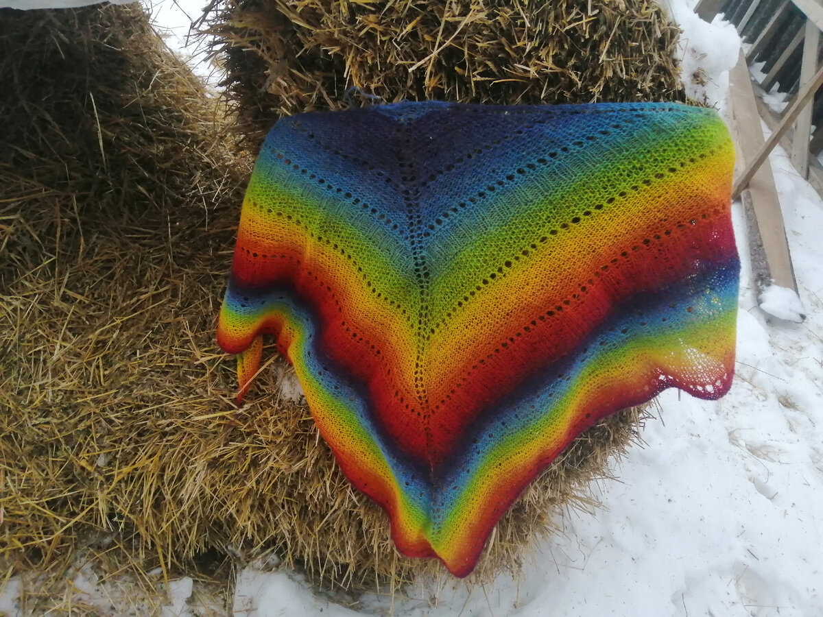 Шаль бактус.