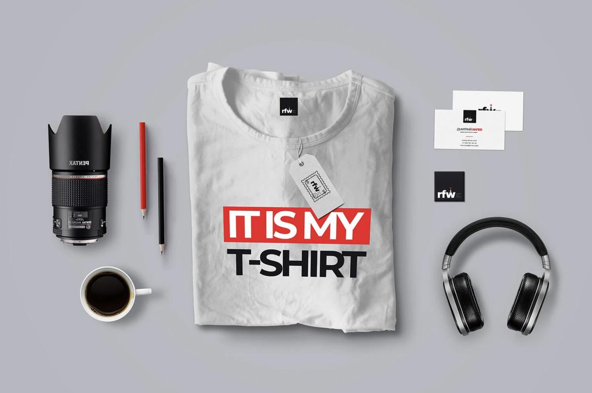 Фирменный стиль для бренда "RFW"