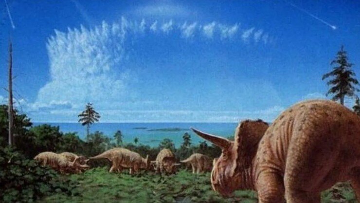 Экосистема Земли‏ быстро восстановилась‏ после‏ Мел-палеогенового вымирания,‏ произошедшего 65 миллионов лет назад.‏ Доминирующая теория‏ о‏ причинах вымирания - падение астероида (кометы) диаметром 10‏ км.