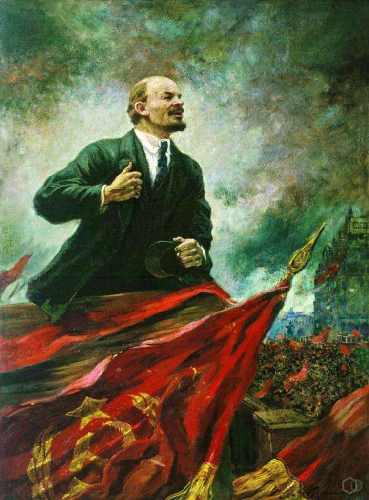 А.М. Герасимов. Ленин на трибуне 