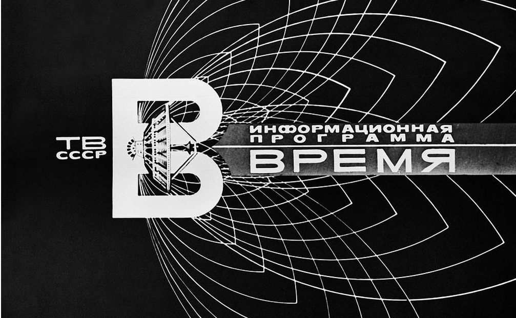 Информационная программа "Время" 1987 год.