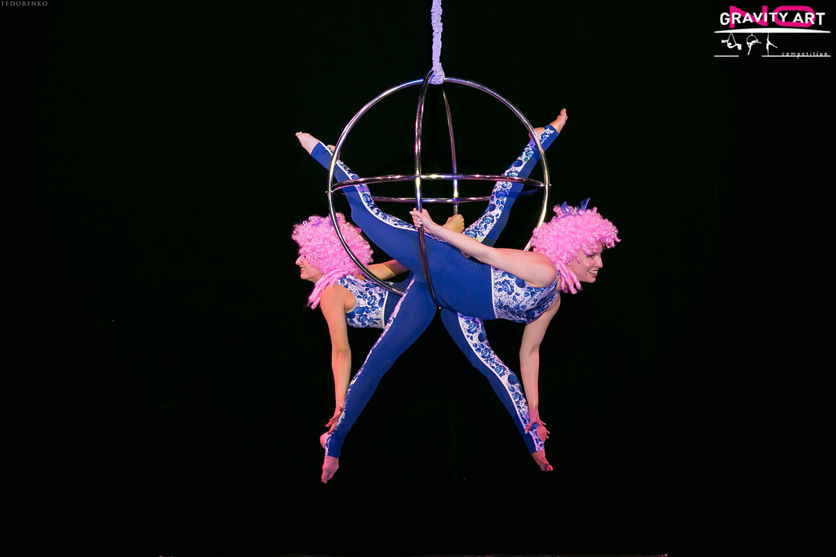 Номер «Гжель» на воздушной сфере