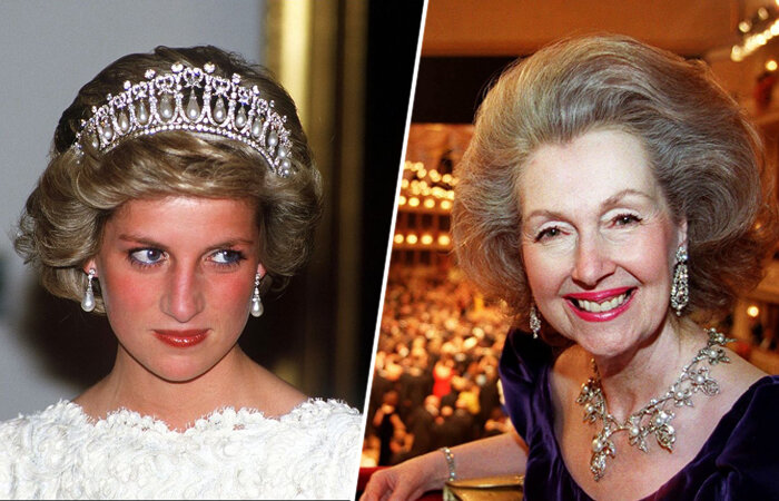 Диана и мачеха леди Рейн Спенсер