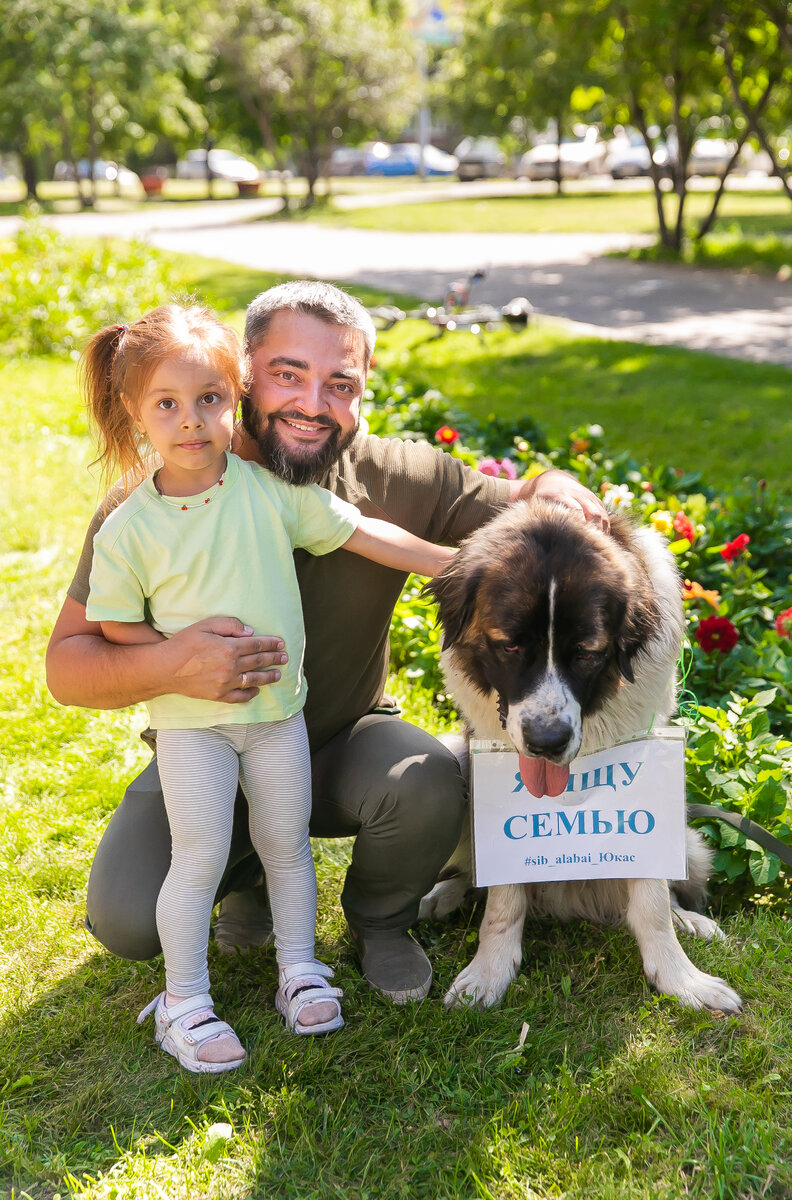 Игорь Украинцев с дочкой Евой и нашим Юкасом