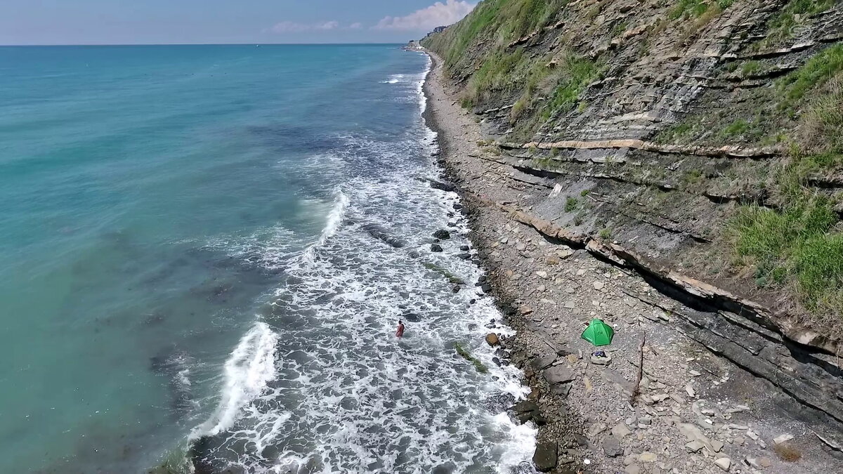 Анапа дикий пляж фото