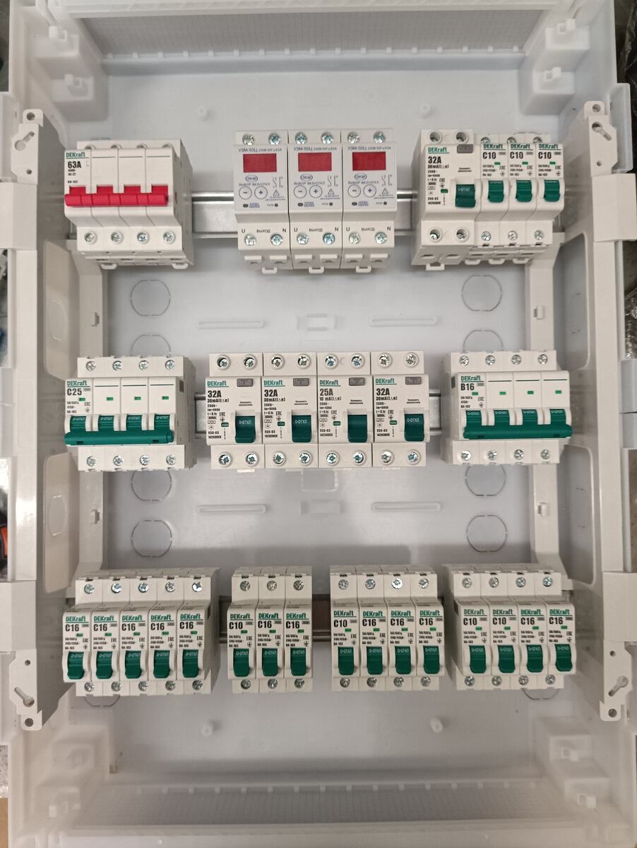 Компоновка щита