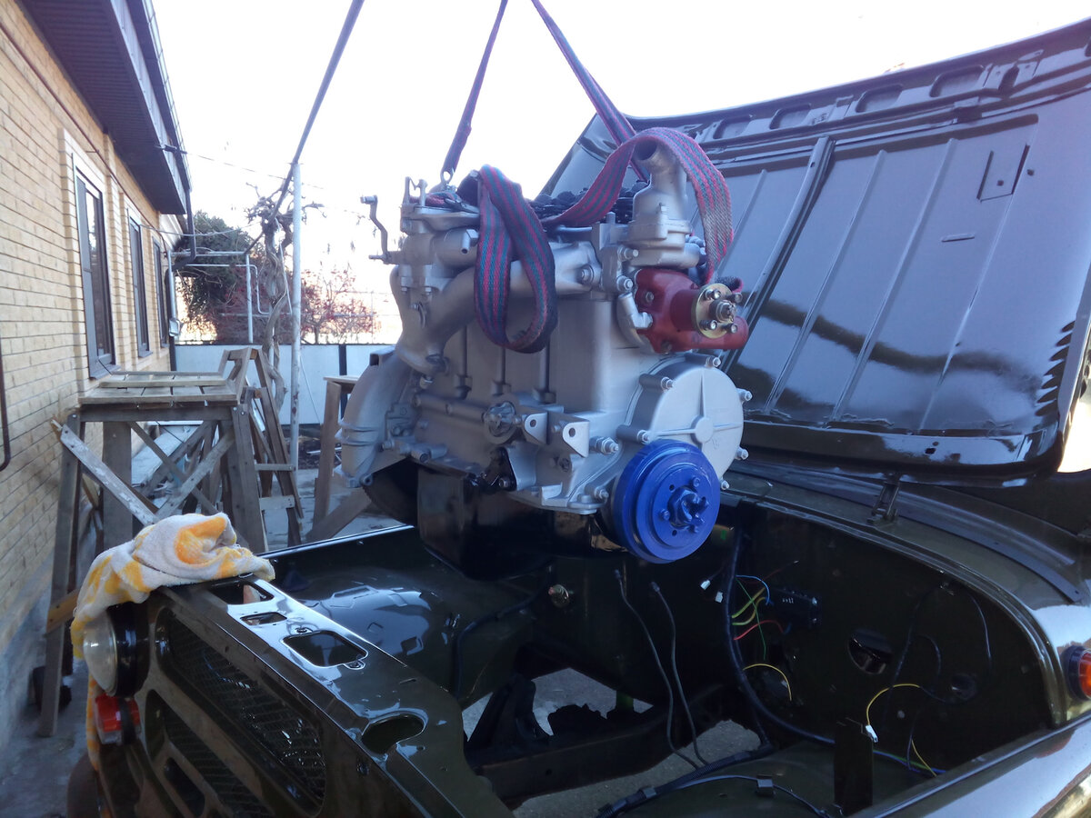 Установка в УАЗ.