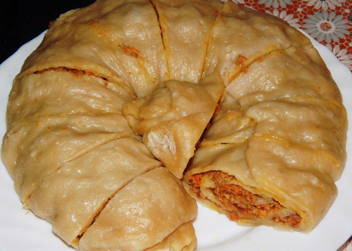 Узбекское блюдо ханум
