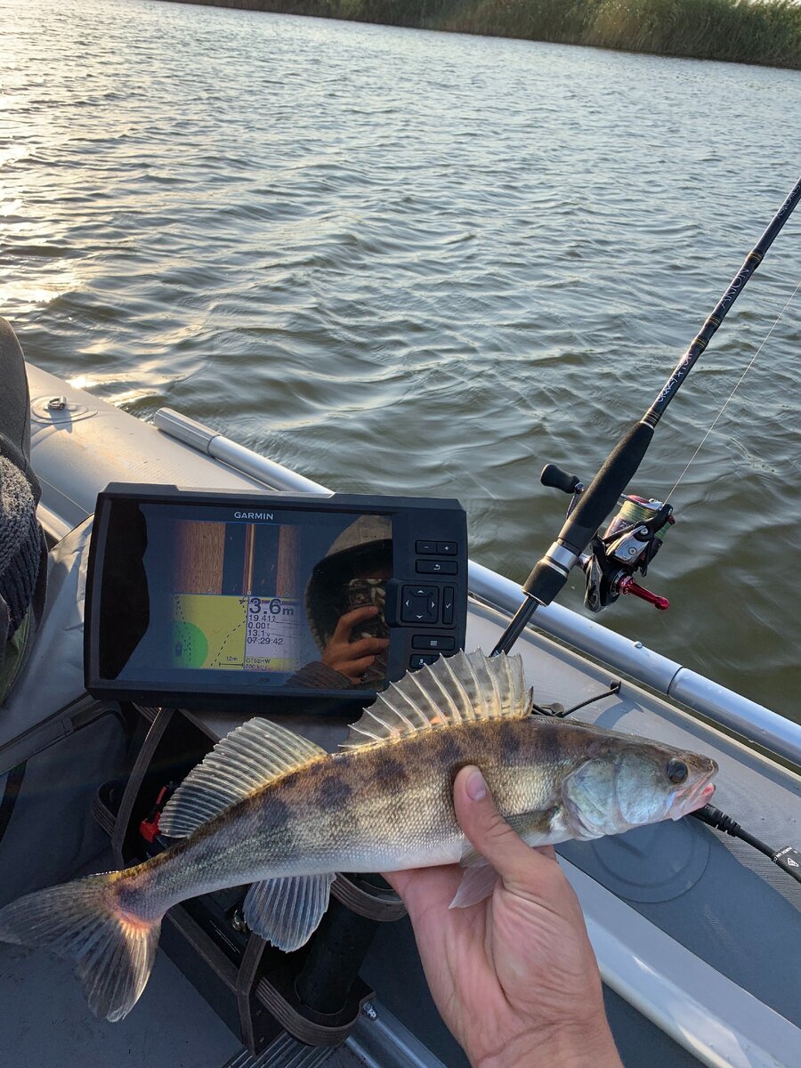 а вот и первые плоды рыбалки с эхолотом!