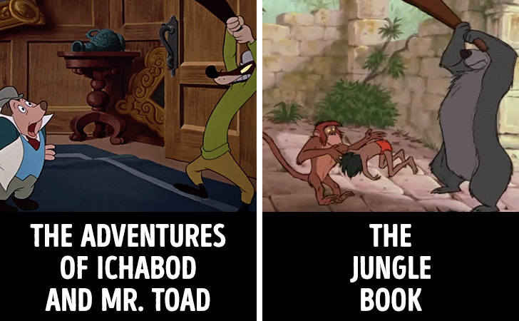 «Приключения Икабоды и мистера Тоада» и «Книга джунглей»