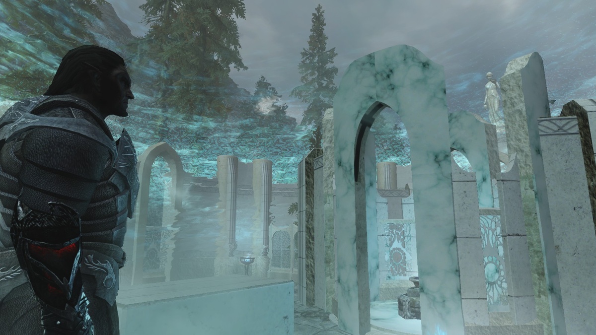 скриншот из локации из модификации к TES V: Skyrim