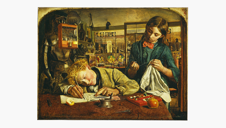 Урок письма Кита. 1852 г.